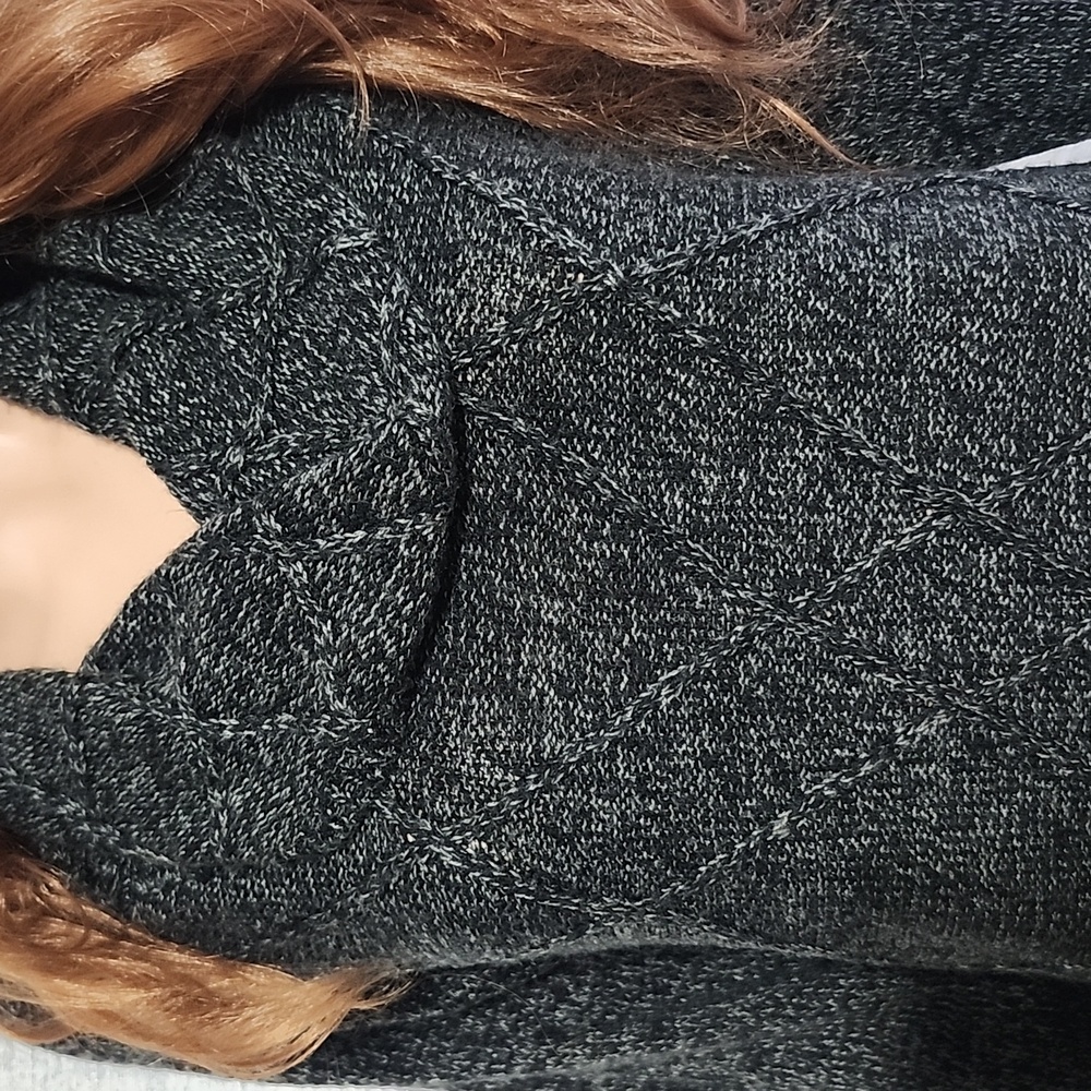 Carolyn Taylor Charcoal Cowl Neck Sweater